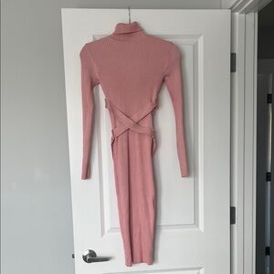 Marciano Pink Long Sleeve Dress